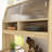 33.5" W Multifunctional Buffet With Hutch, Foldable Dining Table-886629194