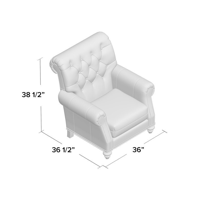 Armchair, Bella Black Performance Velvet, Brushy Bayou, Natural