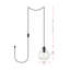 Luminaire suspendu simple à 1 lumière Blaklie-1259479789