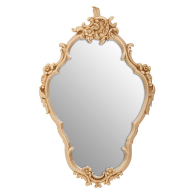 Starcher Solid Wood Flat Wall Mirror