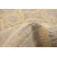 Tapis zone de laine 9 pi x 9 pi 9 po noué la le plus ushak de couleur beige à la main one-of-kind Vada