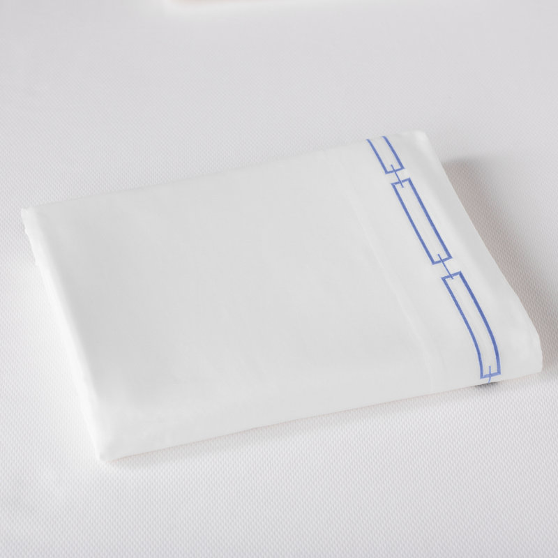 Stanza 420 Thread Count Egyptian-Quality Cotton Flat Sheet, King Flat Sheet, White