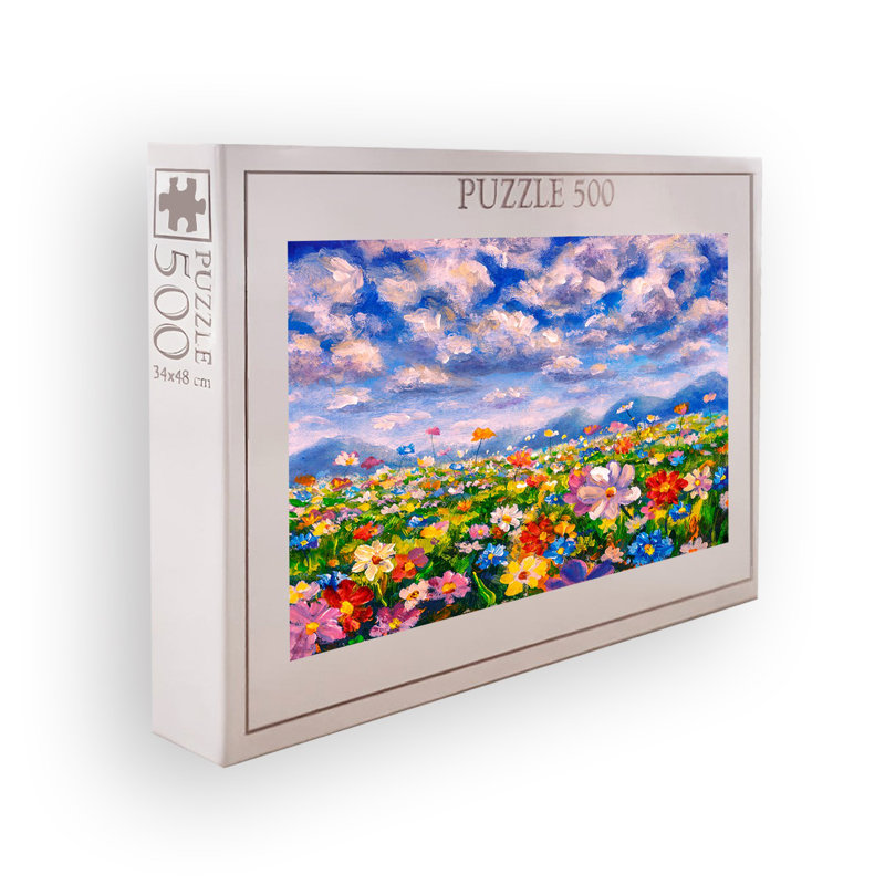 500 pièces en carton, 100% carton, 500 pièces, 18,9 x 13,4 pouces | Taille de la boîte: 13,2 po x 9,1 po x 2,0 po | Parfait pour le plaisir et la détente en famille, pièces durables de haute qualité pour un assemblage facile, cadeau idéal pour les amateurs de casse-tête