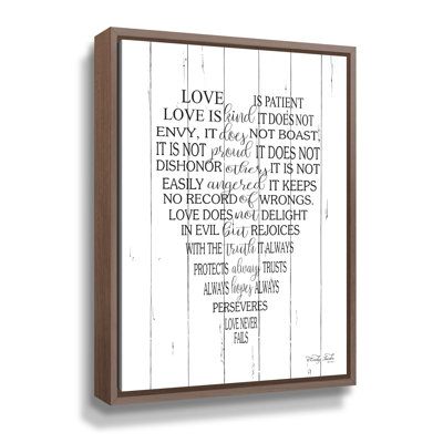" Love Is Patient "
