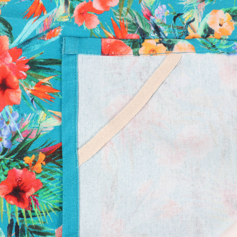 Essuie-mains en coton fait à la main à motif floral (ensemble de 3)