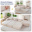Canapé modulaire modulaire pliable en L-116898045