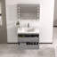 Meuble-lavabo simple 36 po avec plateau en résine