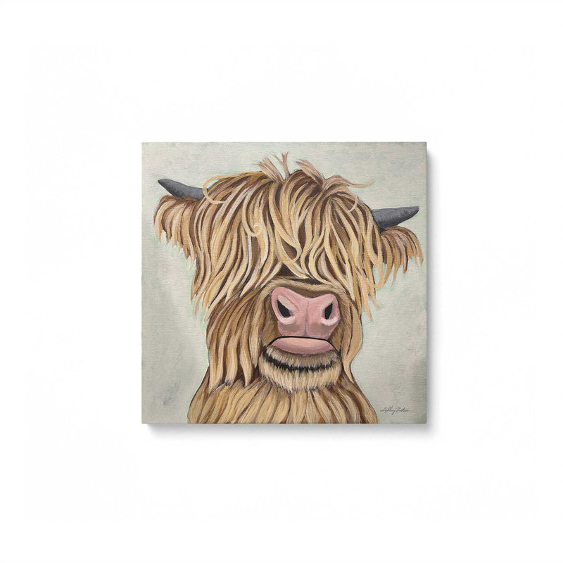 «Howie» par Ashley Justice, reproduction d'art, L 12 po x H 12 po, Ne s’applique pas, Toile non encadrée