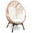 3 Pieces Patio Egg Chairs  With Side Table Set-105385783-105385780
