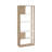 Embrie 31.34" W x 80.59" H 5 Shelf Bookcase Room Divider-2107552506