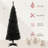 Slim Xmas Tree with Plastic Stand