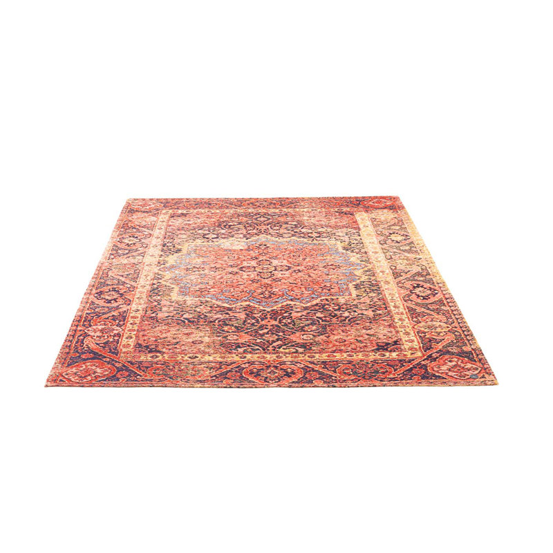 Funky Rectangle Oriental Cotton Hand Woven Indoor / Outdoor Area Rug, Rectangle 75 x 140cm