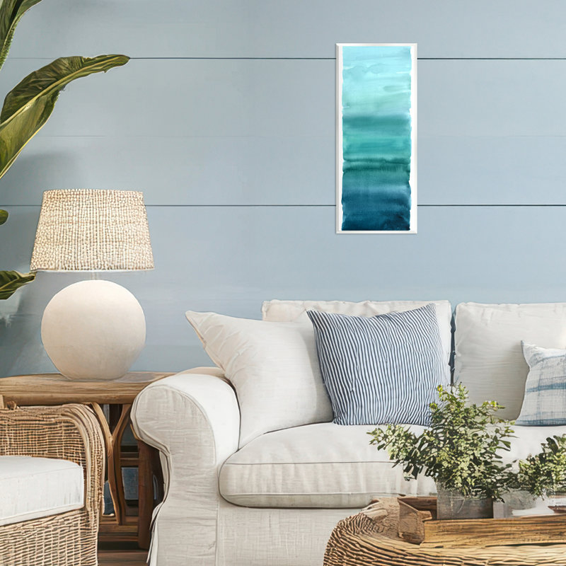 Cerulean Blend Gradient Wall Plaque, design by Allie Corbin