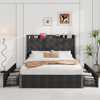 European Double (140 x 200 cm) Bed