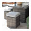 Ensemble de conversation modulaire de huit articles avec coussins-87536681-87536680