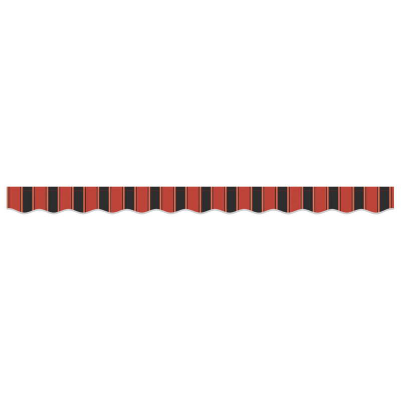 Breakwater Bay 20cm D Retractable Patio Awning, Multicolor Striped, 230 cm W x 20 cm D