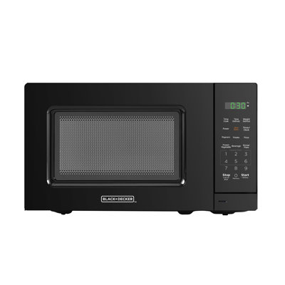 0.7 Cu. Ft. Compact Microwave Oven, 700W, 11 Power Levels, 6 Presets, Child Safety Lock, LED Display, Push-Button Door, Removable 10" Turntable, for Small Kitchen, Dorm & Apartment