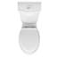 Toilette allongée au sol deux pièces à hauteur standard 1,28 gallon GPF (siège inclus) American Standard