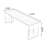 Brown+Black Rectangular Solid Wood+Acrylic desk-441715643