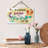 Modern Wall Decor on Solid Wood