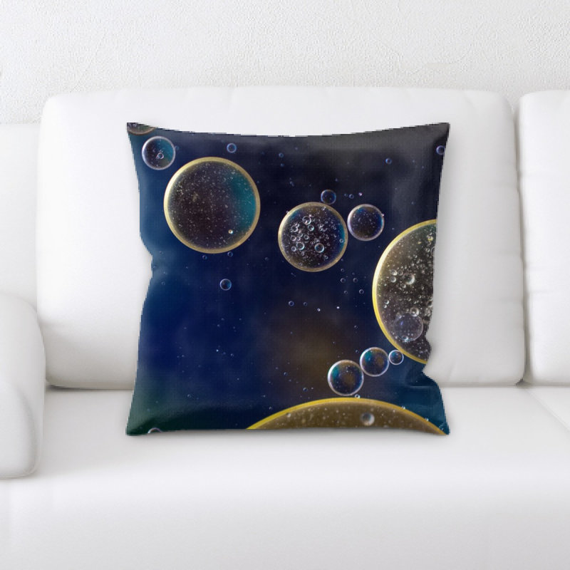 Coussin décoratif huile dans l’eau