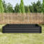 Jardinière rectangulaire surélevée en métal Verina de 18 lb pour le jardin extérieur-121598625