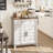 Farmhouse Storage Cabinet, 3-Tiers Adjustable Shelf-1473186916