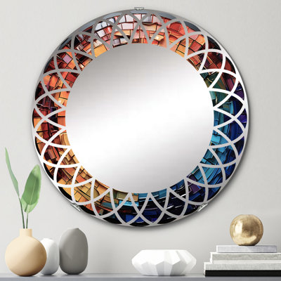 Miroir mural rond Cailinn