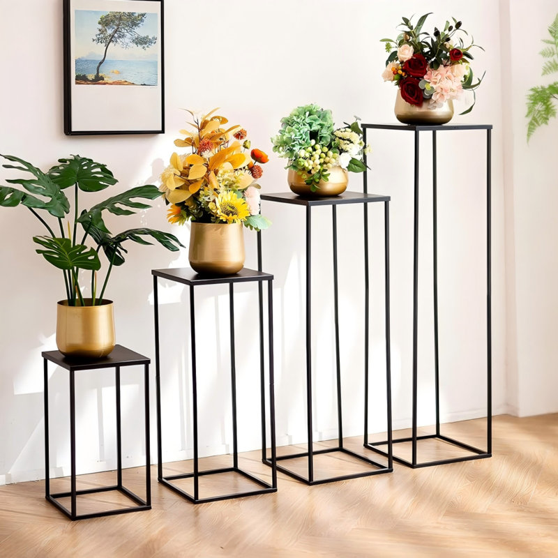 Iron 1 Tier Plant Stand Set of 2