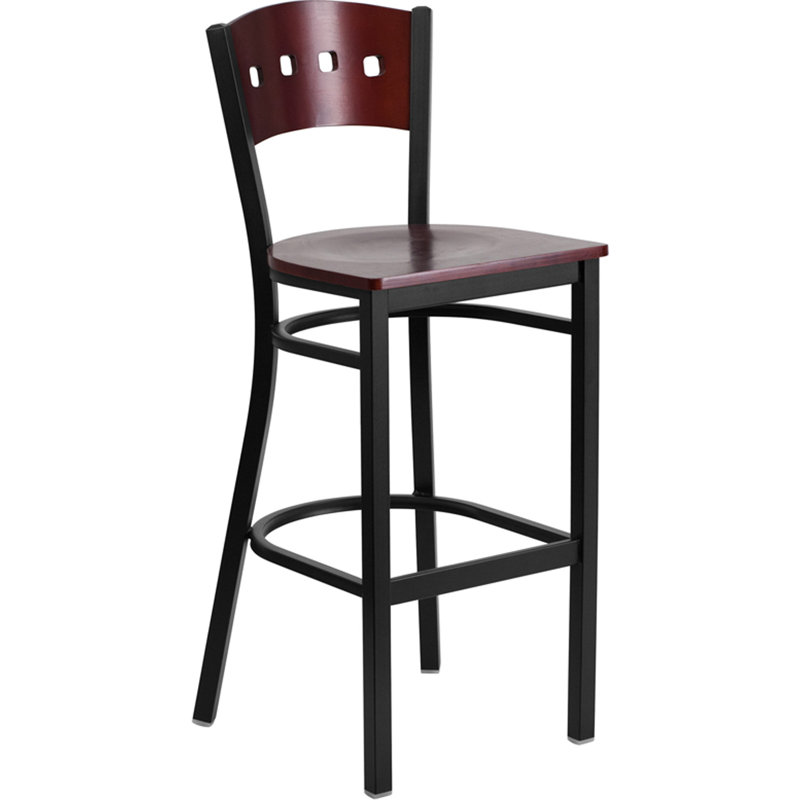 Lomonaco Counter Stool with Metal Frame, 1
