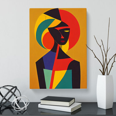 African Woman Cubism Vol.2 - Wrapped Canvas