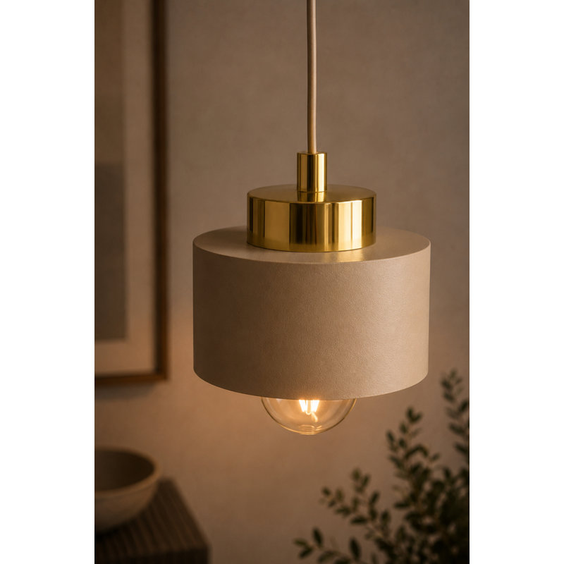 - Light Pendant, 12, Beige/Gold, 1