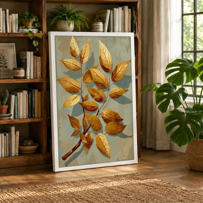 Gilded Botanica Botanical - Wrapped Canvas