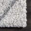 Tapis blanc à poil long à motif marocain performance Darryll-48816149
