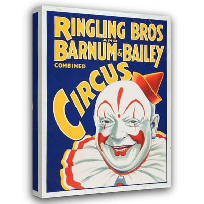 Hollywood, archives photographiques sur toile, affiche de cirque, Ringling Brothers et Barnum et Bailey, 1930