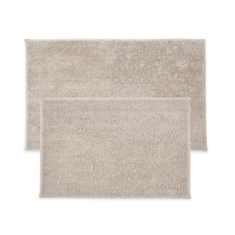 Alheide Non-Slip Bath Rug, Tan