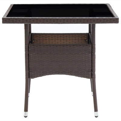 Clorinda Rattan Dining Table