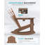 Chaises berçantes Adirondack avec repose-pieds rétractable-1179754723