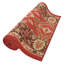 Tapis de couloir antidérapant de taille personnalisée rouge Mahal-42137230