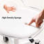 Fauteuil de coiffeuse en acrylique transparent avec roulettes, fauteuil de bureau pivotant à hauteur réglable-1506887278