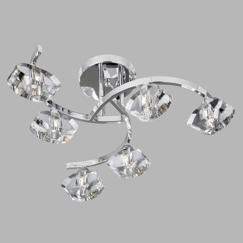 Baggett Glass Semi Flush Mount
