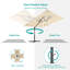 Parasol lumineux en porte-à-faux 10 x 10 pi-97976626