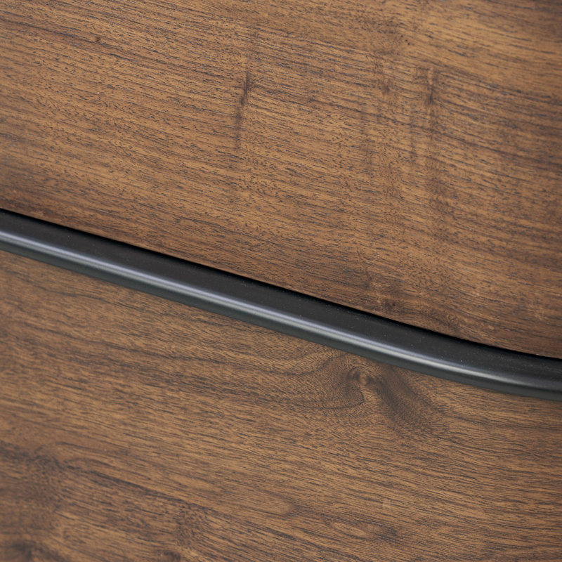 Theo Sideboard-Dark Brown Walnut Veneer