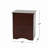 Nightstand, 2 Drawers Pine Wood Nightstand
