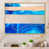 Toile naturelle avec cadre flottant