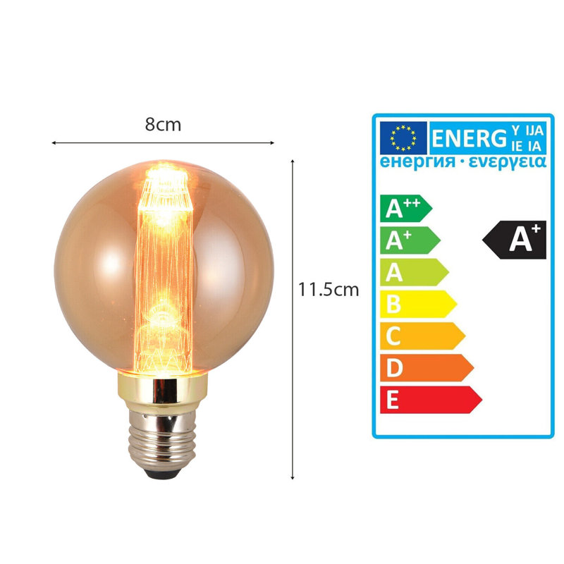 3 2000 Bulb, 8 cm