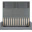 Grand lit peu encombrant et pratique - gris, pour maximiser les petits espaces de vie