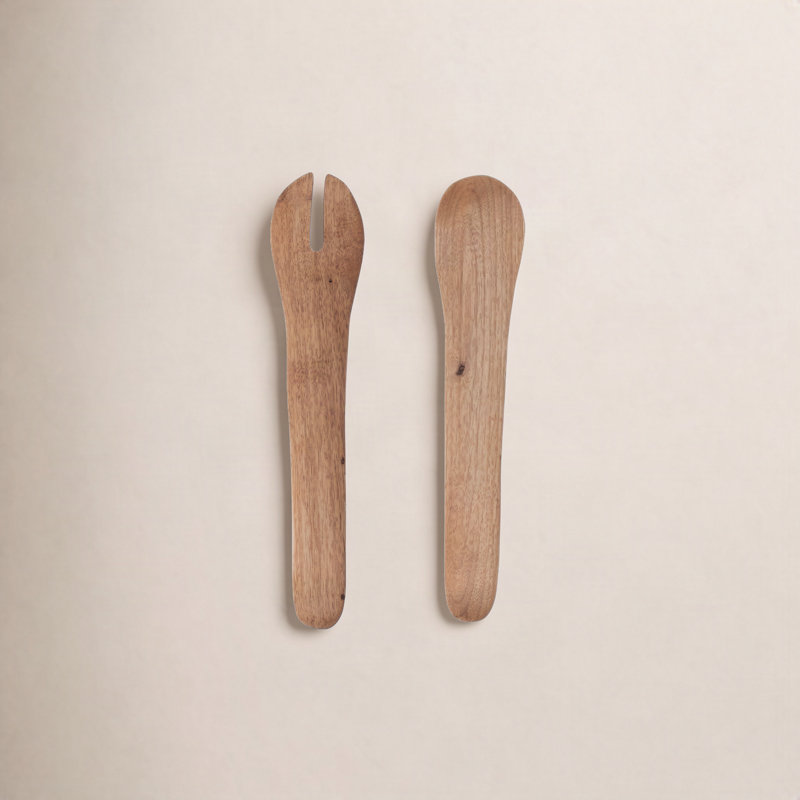 Saverne 2-Piece Mango Wood Salad Server