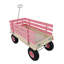 Outdoor Wooden Wagon Cart With Folding Handle-125205151