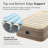 Intex Ultra Plush Fiber Tech Airbed Mattress with Built in Pump-88947221